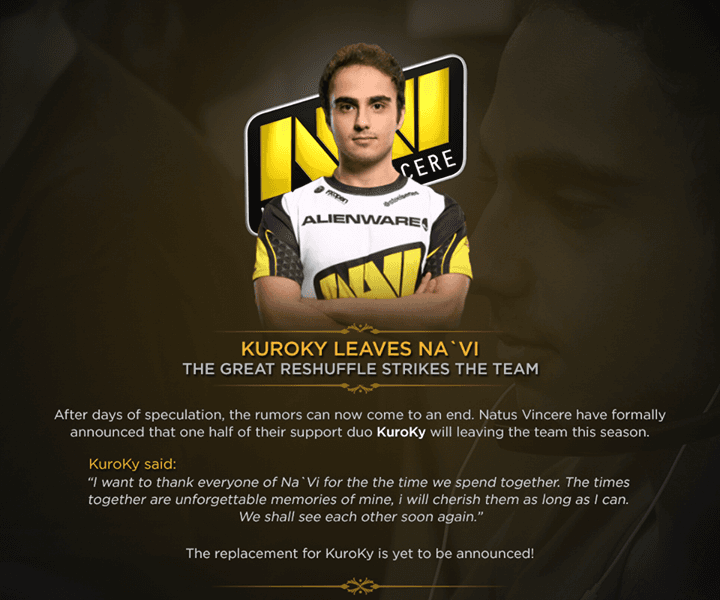 Kuroky Pergi Tinggalkan NaVi!