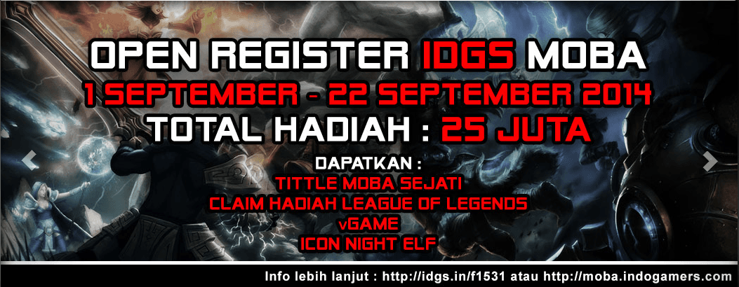 Hal-Hal Menarik Seputar Turnamen IDGS MOBA Turney