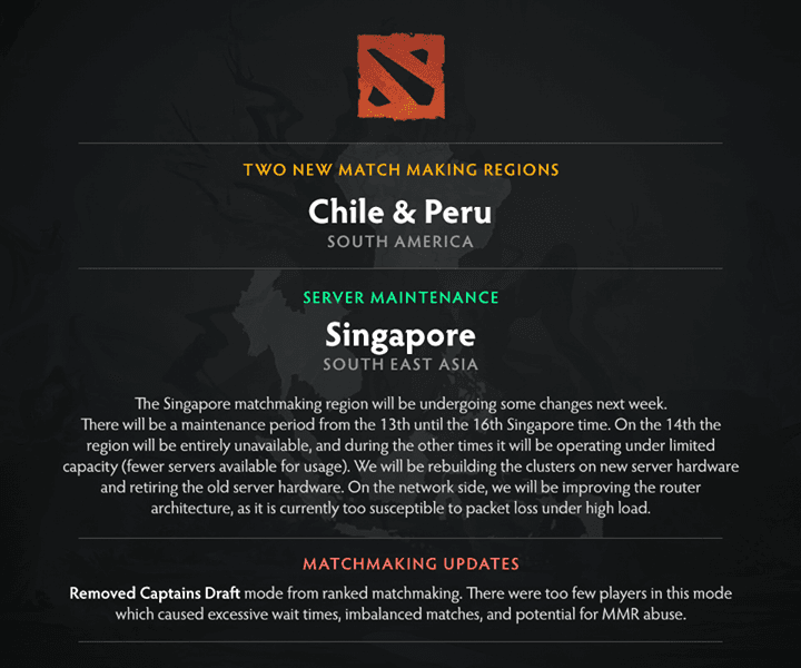 Valve Akan Berlakukan Maintenance Pada Server SEA 13-16 Oktober