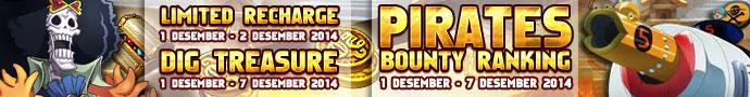 Pirate King Bounty Rangking - Dig Treasure & Limited Recharge