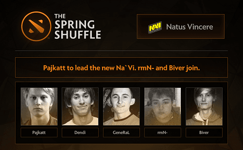 Jelang Kiev Major, Na'Vi Perkenalkan Susunan Pemain Baru!