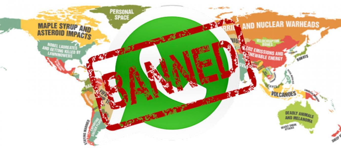 Waduh! 12 Negara Blokir WhatsApp, Indonesia Juga?